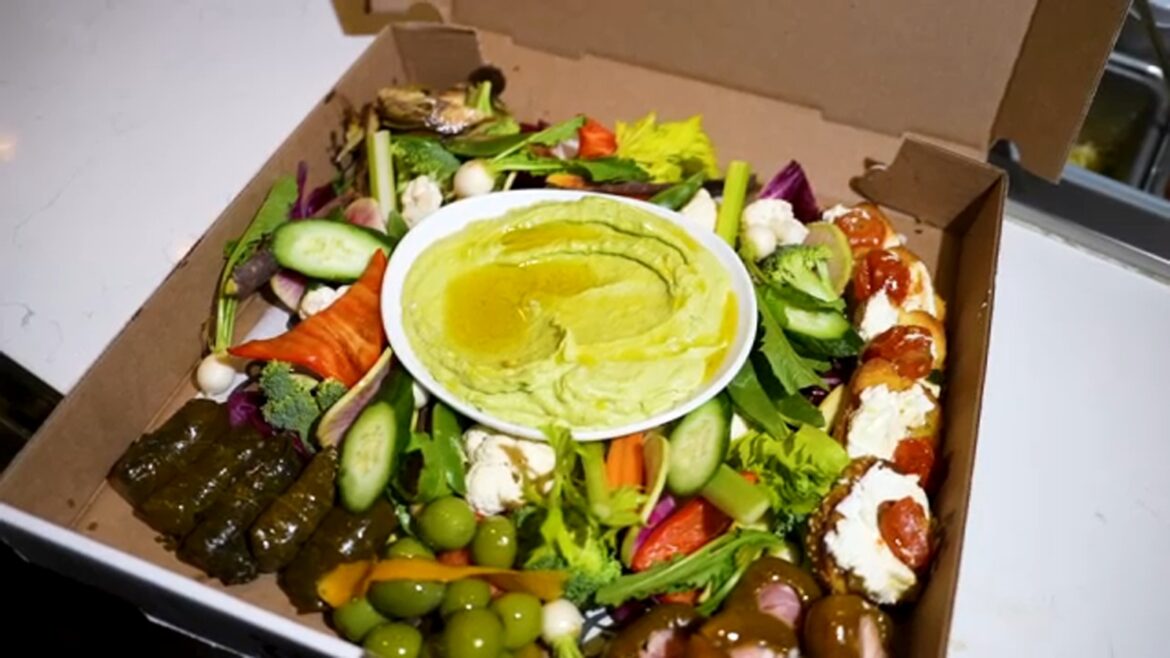 The Dish: Fava bean hummus mezze plate from Gloria Sports and Spirits in Warrington, Pennsylvania