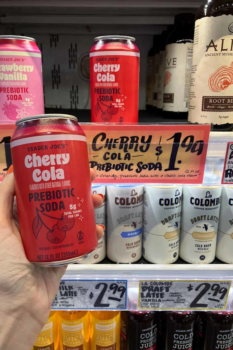 Cherry Cola Prebiotic Soda.