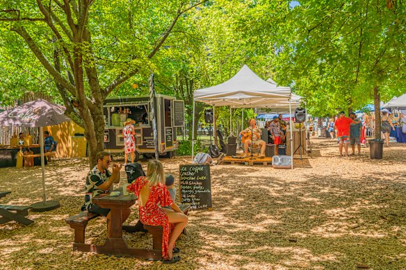 Find food, art and crafts at Franschhoek Village Market.