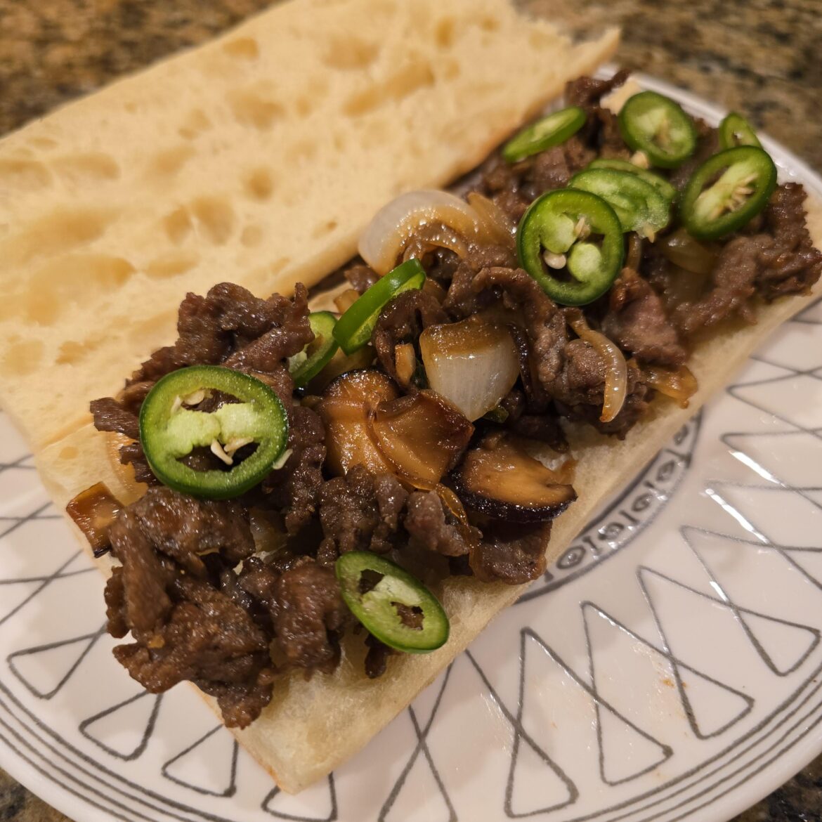 [Homemade] Bulgogi Ciabatta Sandwich for My Middle Schooler’s Lunch