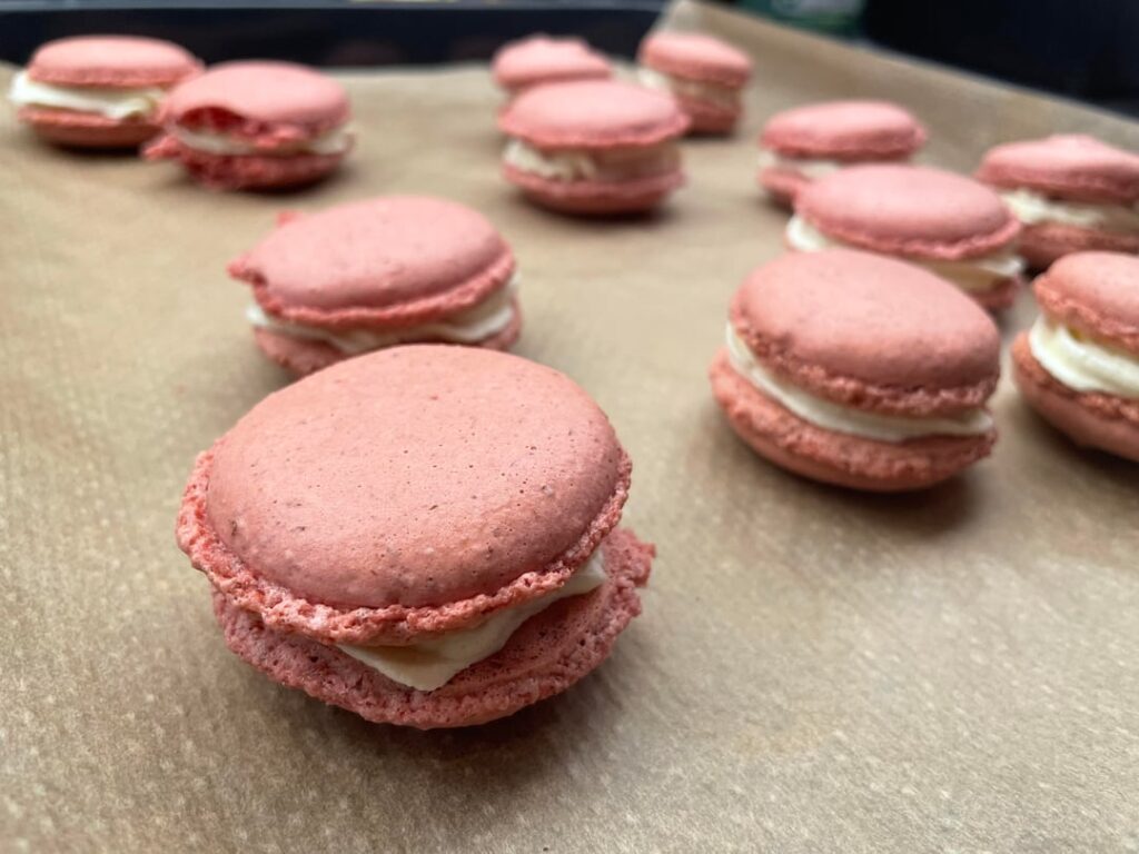 I’ve made macarons for the first time yesterday!
