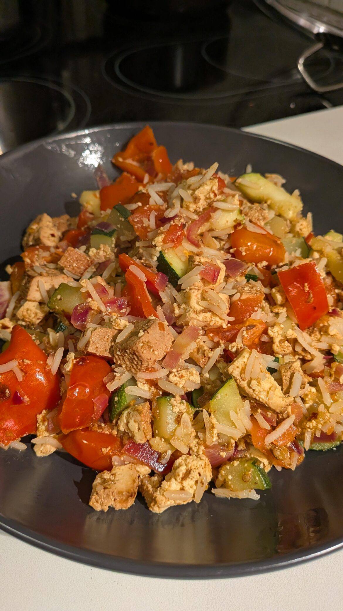 Tofu Rice (~265kcal, ~17g Protein)