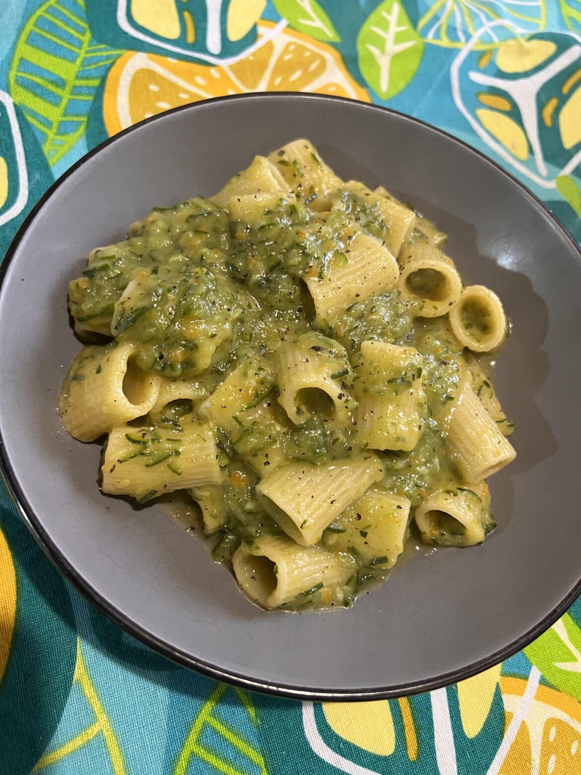 Delicious zucchini pasta