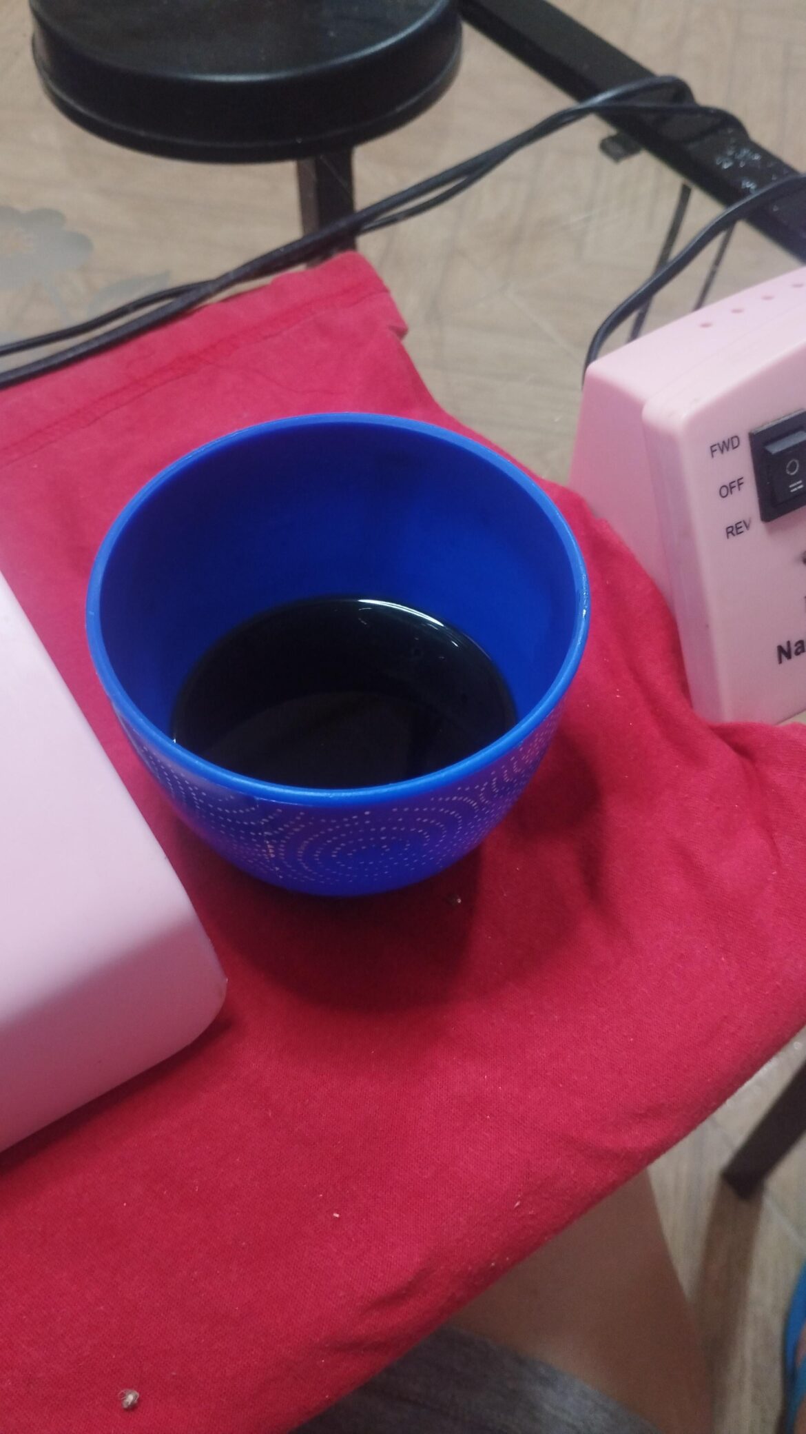 With a delicious coffee to start the morning with love and energy