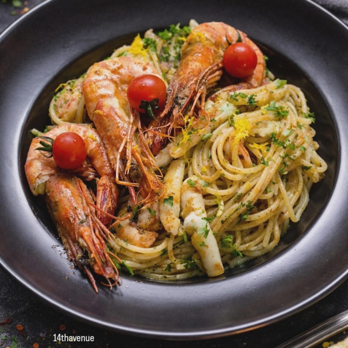 Modern food prepared in Rwanda