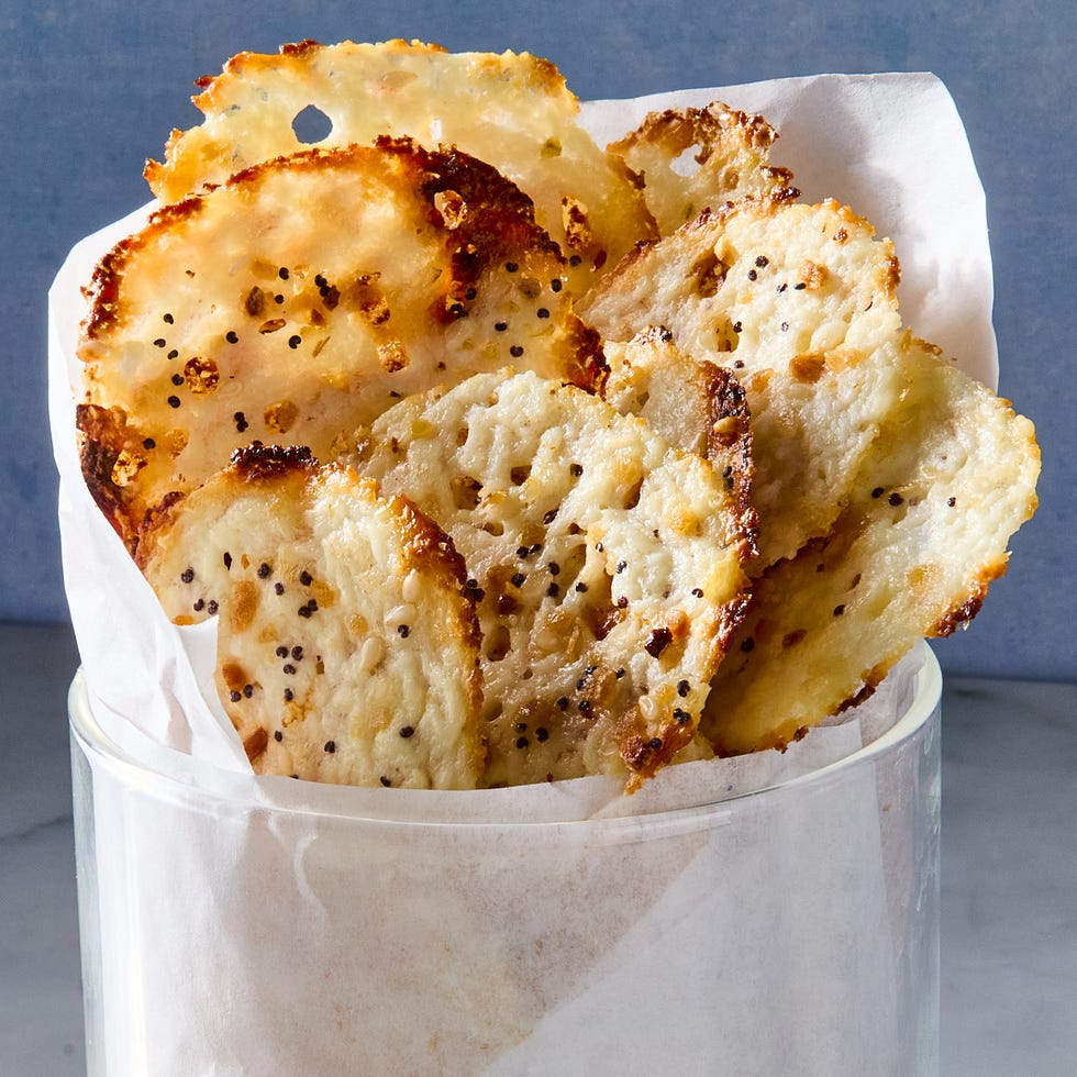 crispy cottage cheese chips