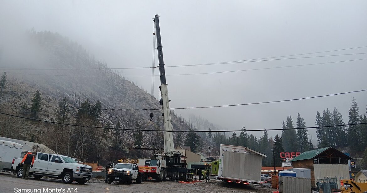 PHOTO: New Mineral County food bank building arrives