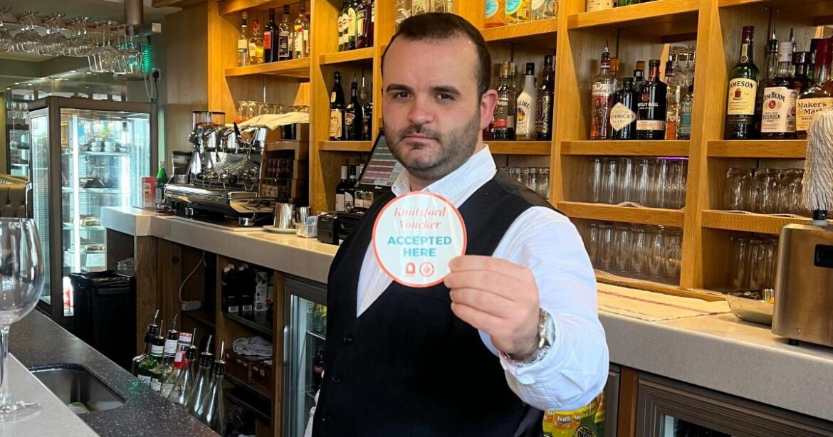 Giovanni's Italian restaurant supports Knutsford Voucher
