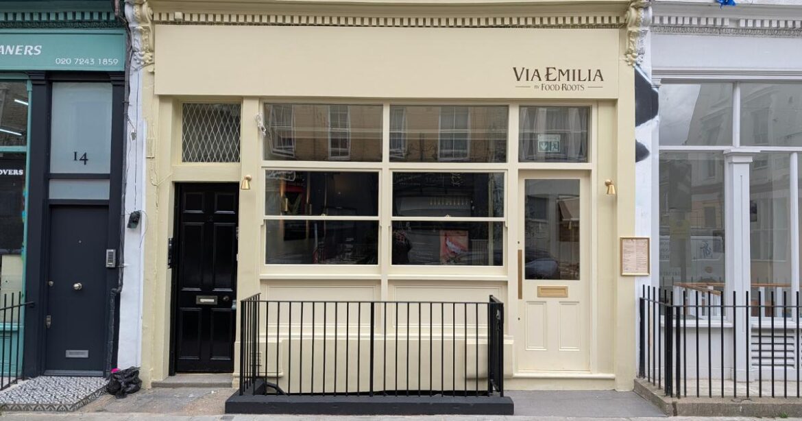 Via Emilia by Food Roots opens restaurant in Notting Hill