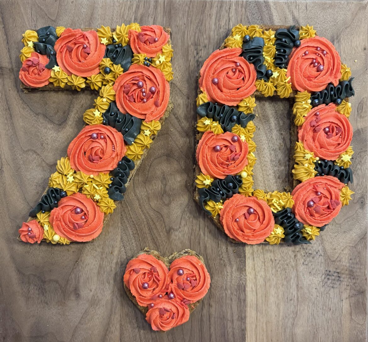 Dad’s 70th Cookie Cake