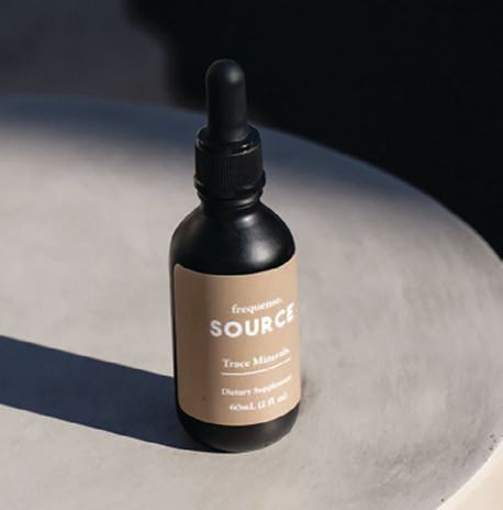 6:30 a.m.: Supplementation, Simplified âI start the day with a targeted mineral supplement to restore balance at a cellular level. Wellness, to me, is about choosing the right essentialsâonly what the body truly needs.â frequense.com PHOTO COURTESY OF BRANDS