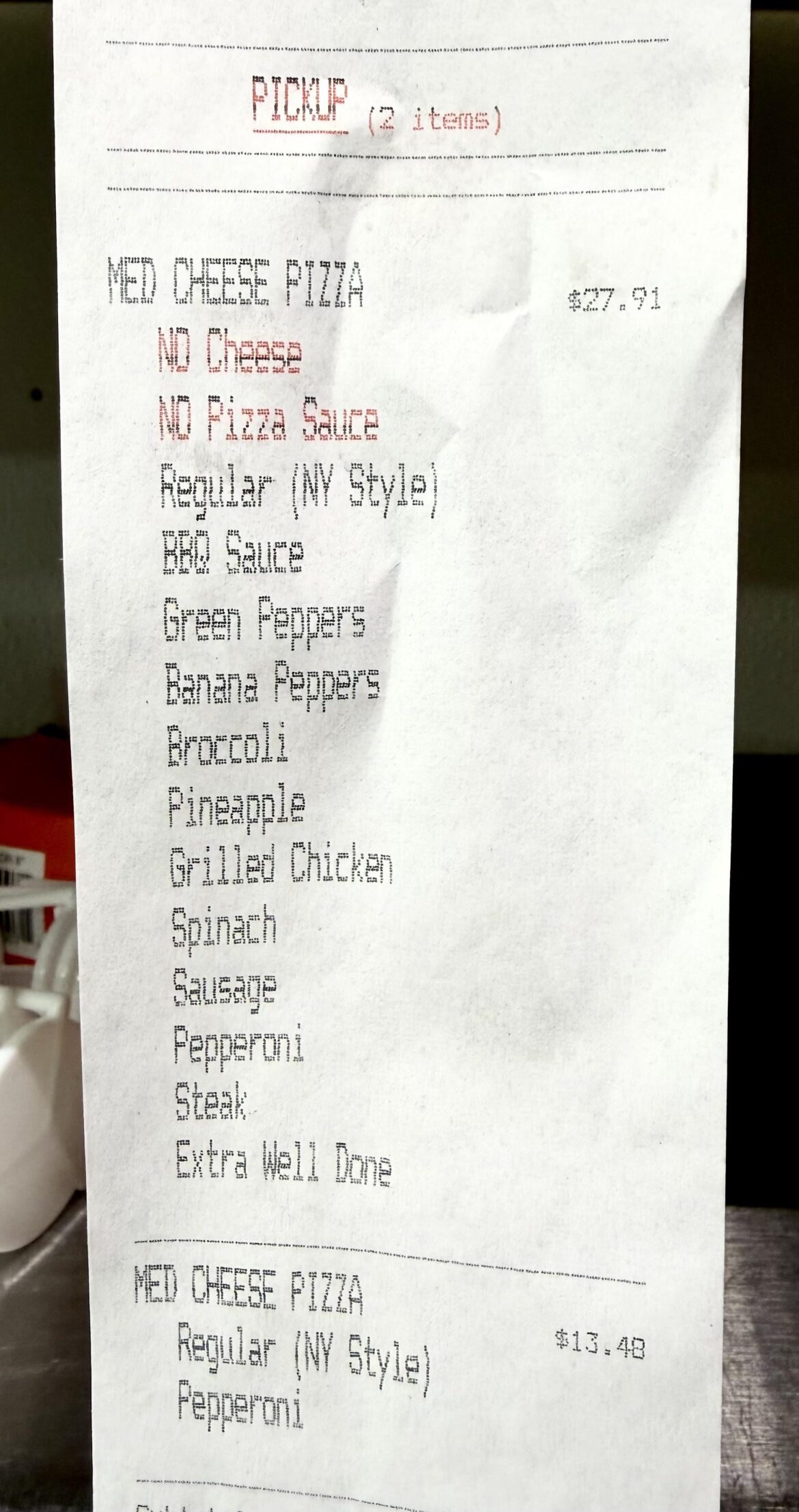 Rate this Pizza Crime