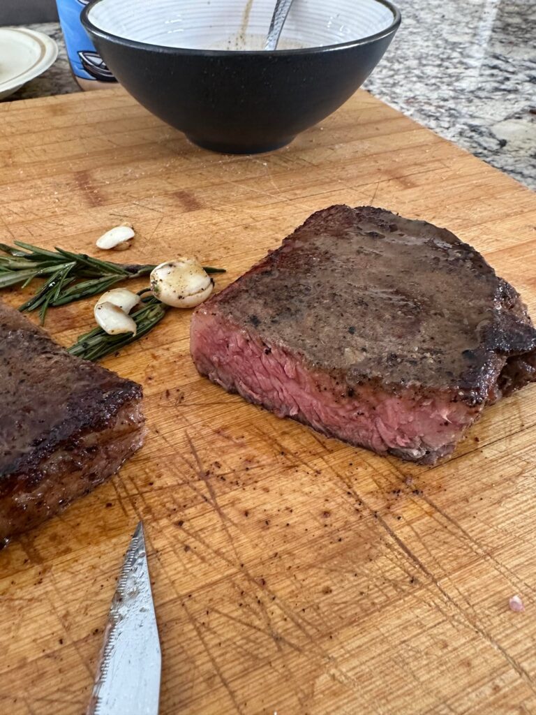 First time cooking steak with SV