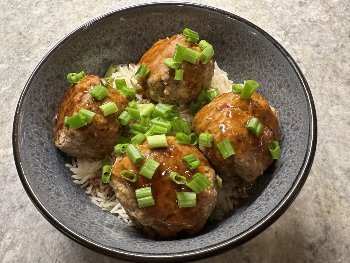 Korean meatballs. Homemade.