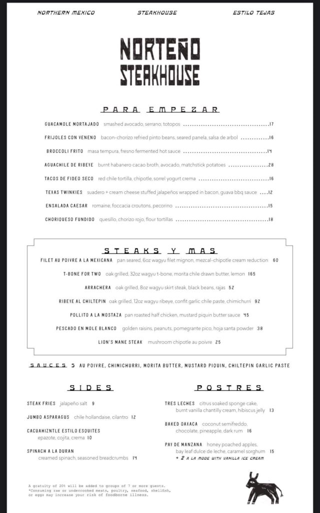 has anyone been to Suerte’s Norteño Steakhouse pop up?