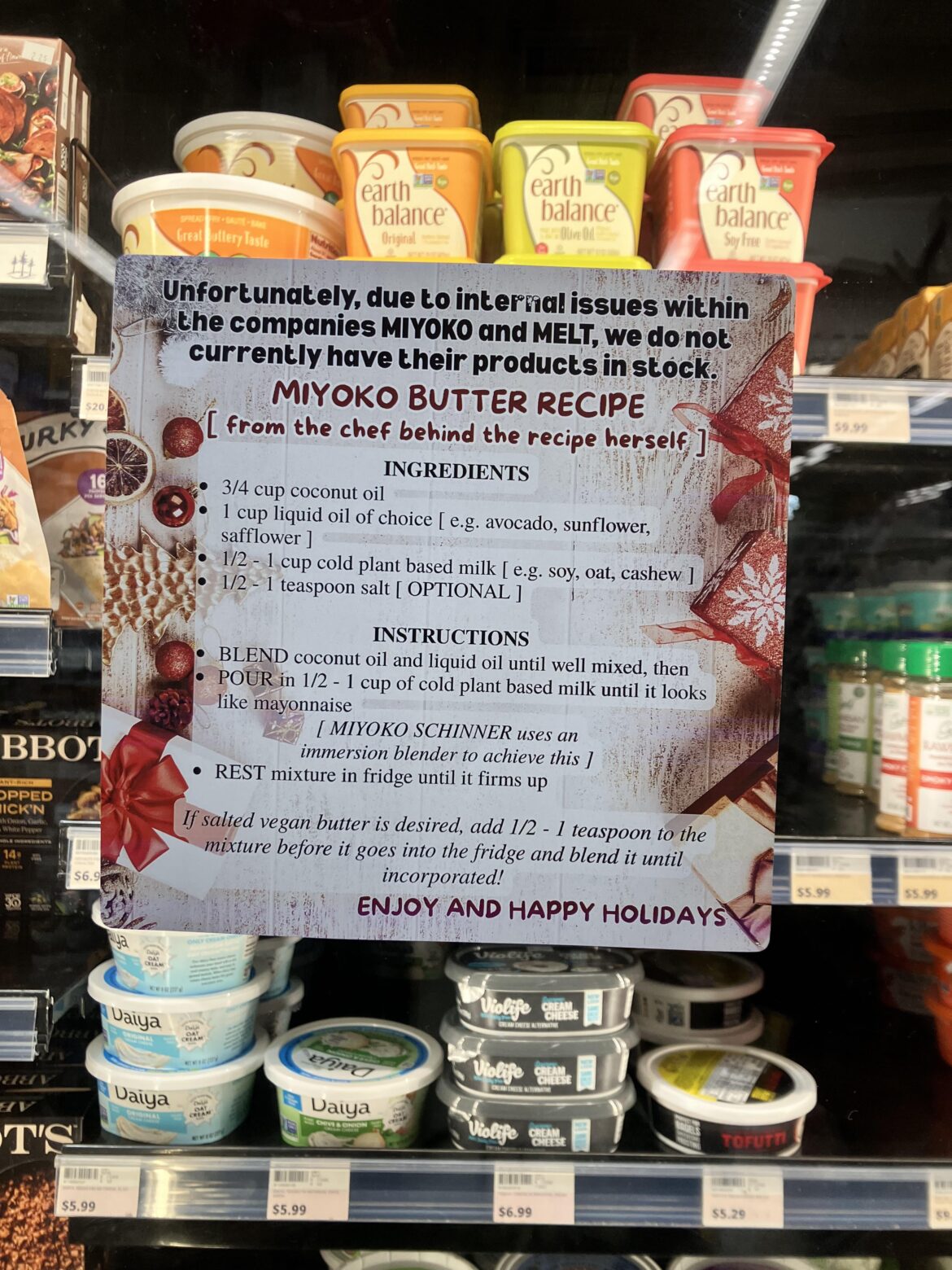 Found this while looking for butter at the store!