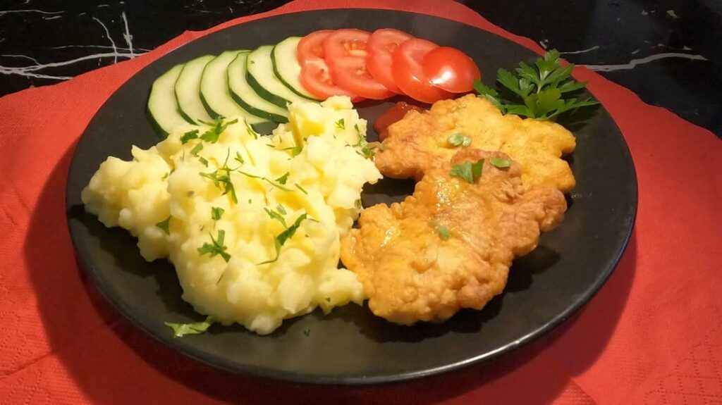Fried chicken with mayo