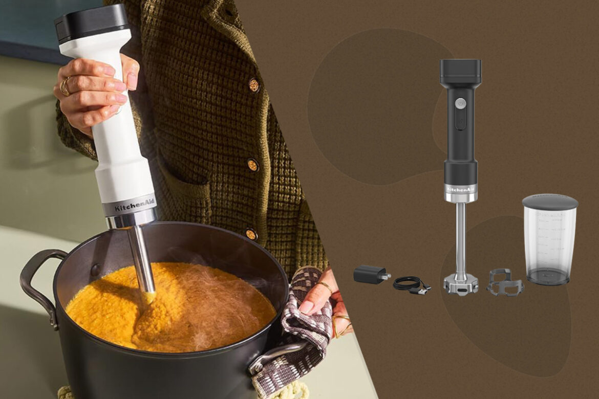 KitchenAid's Cordless Stick Blender That's a 'Game Changer' for Cooking Is $40 Off Right Now