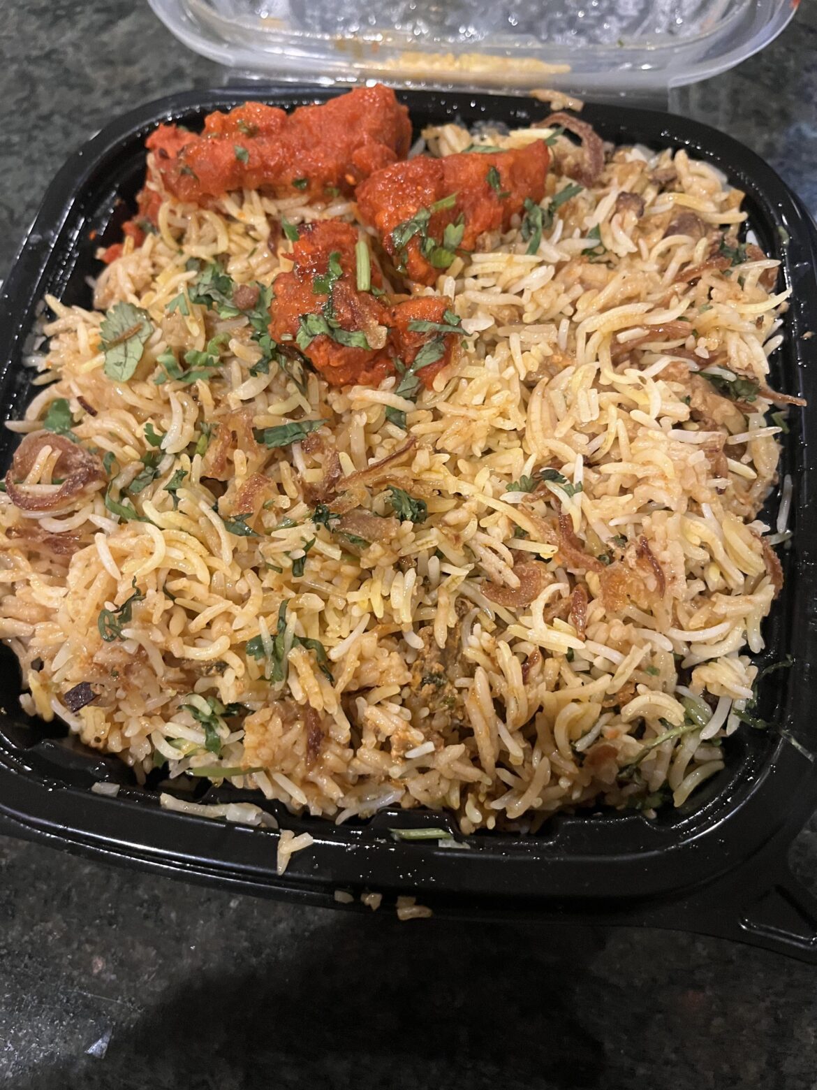 Mutton biryani at Burger Buz in Lincolnwood