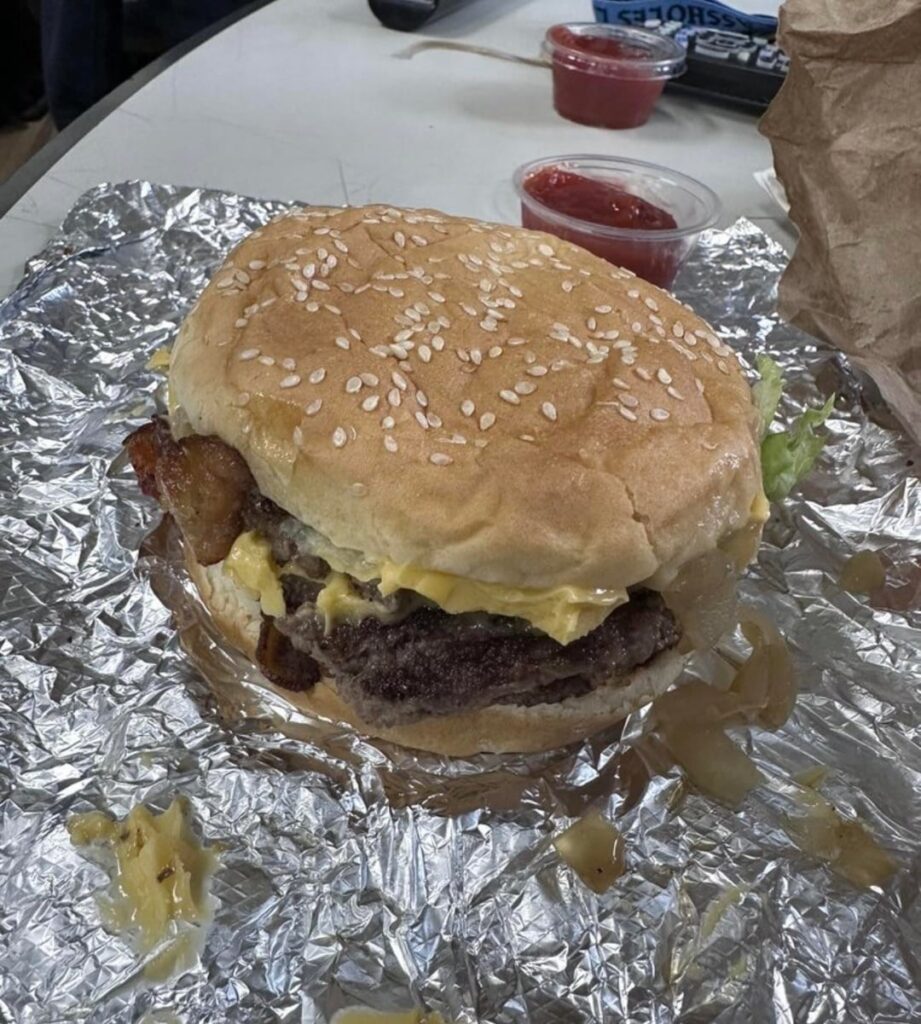 Double bacon cheeseburger