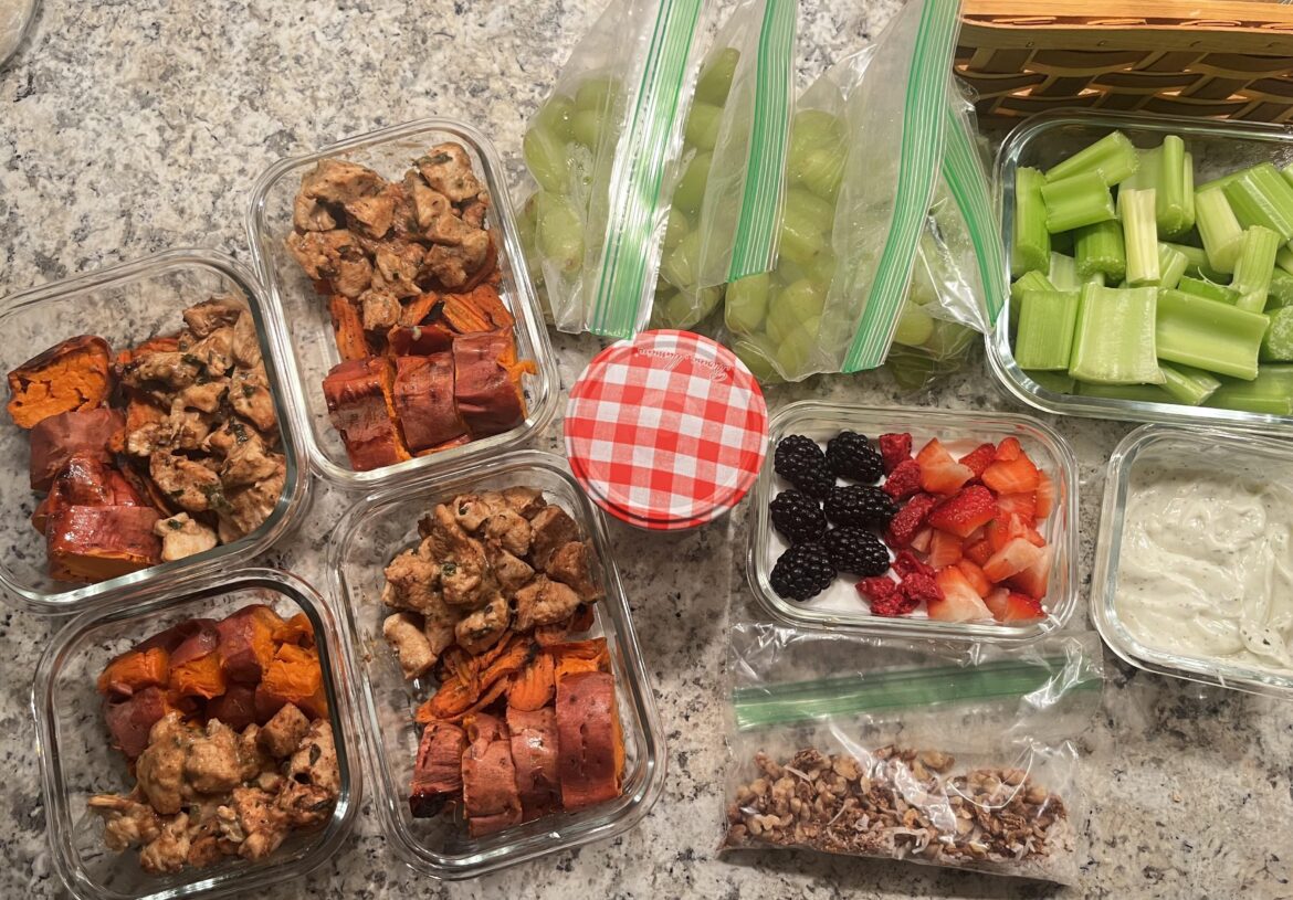Meal prep for short work week ahead!