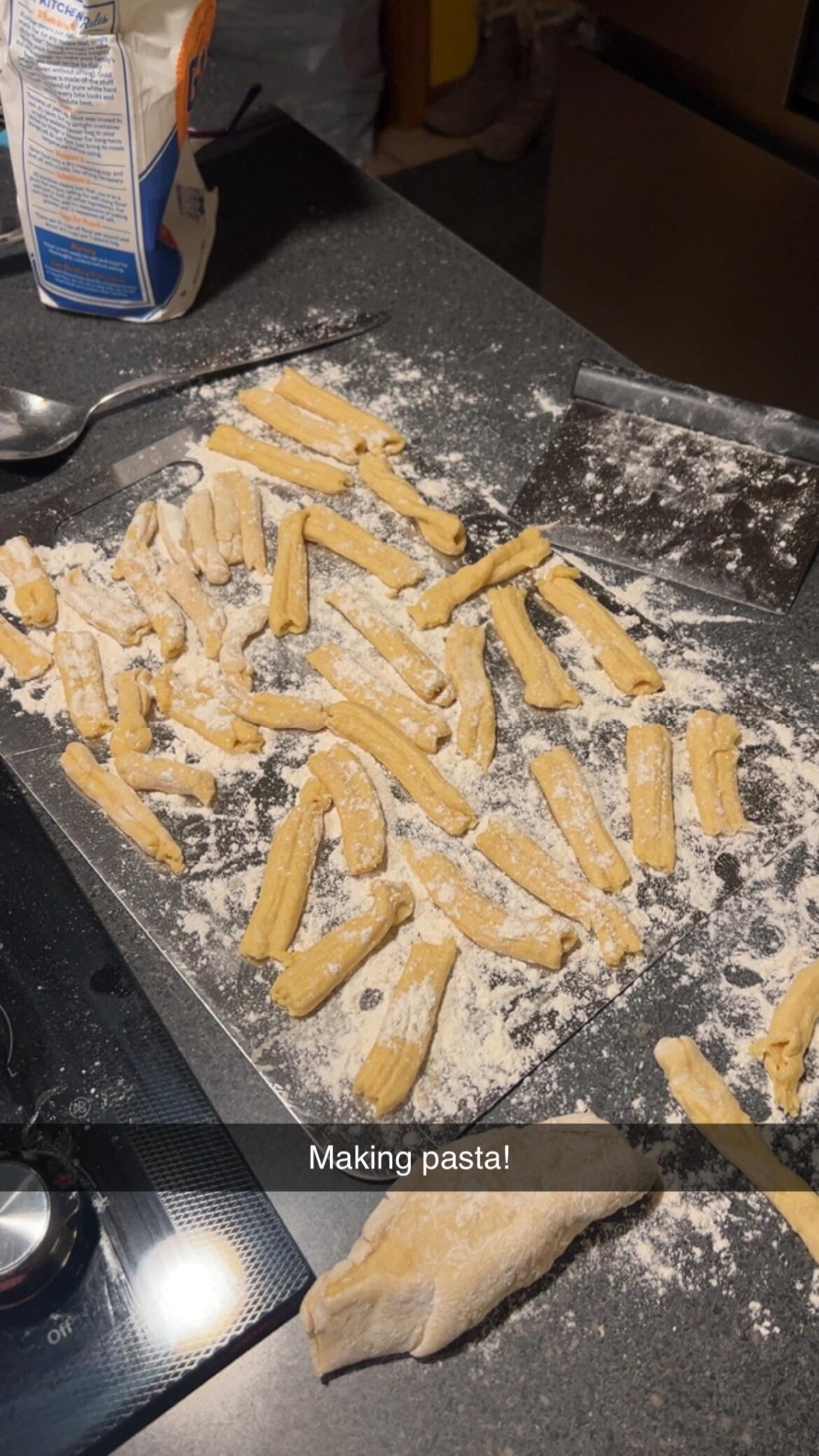 First attempt at homemade pasta First attempt at homemade pasta