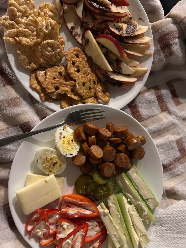 Dinner grazing plates