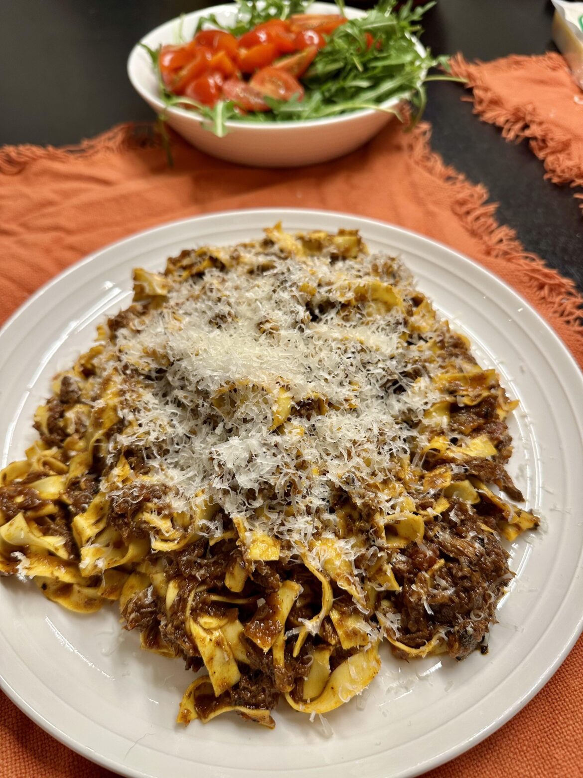 Homemade pasta al ragù