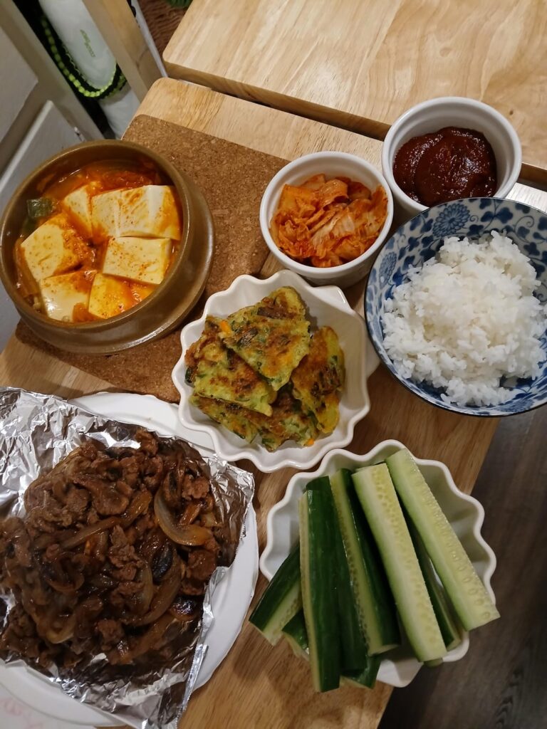 Pregnant wife was craving korean food