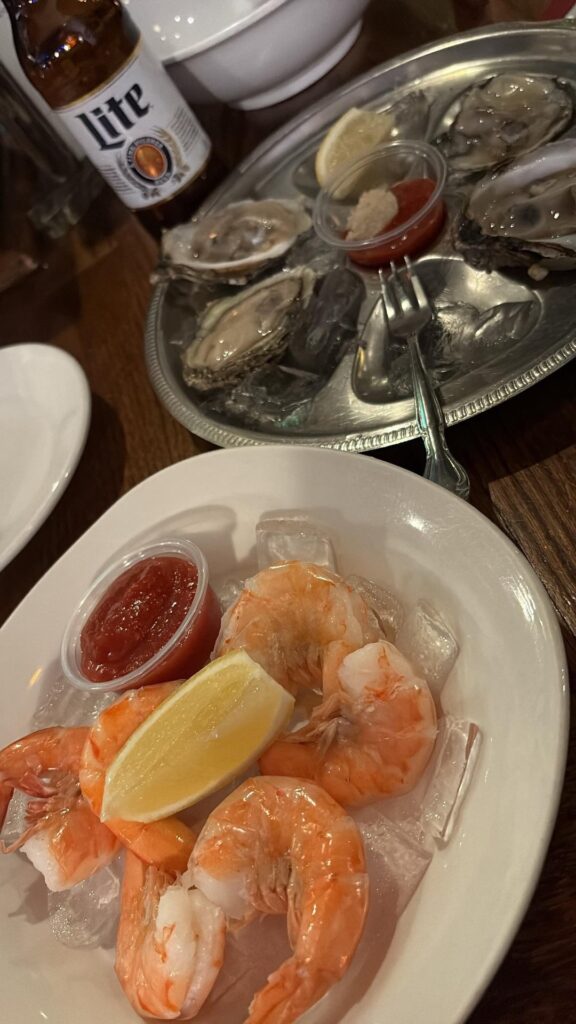 King crab house, the oyster bar special