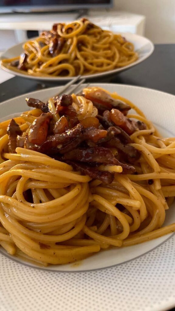 My first carbonara! It’s delicious
