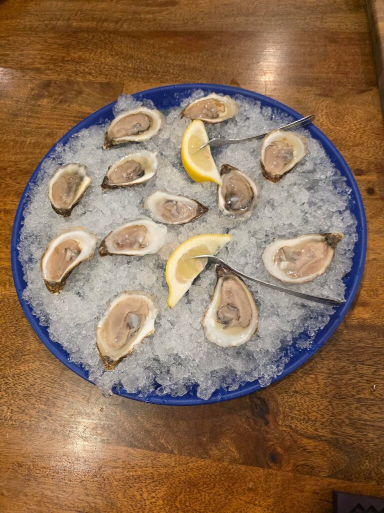 Oysters Raw and Grilled
