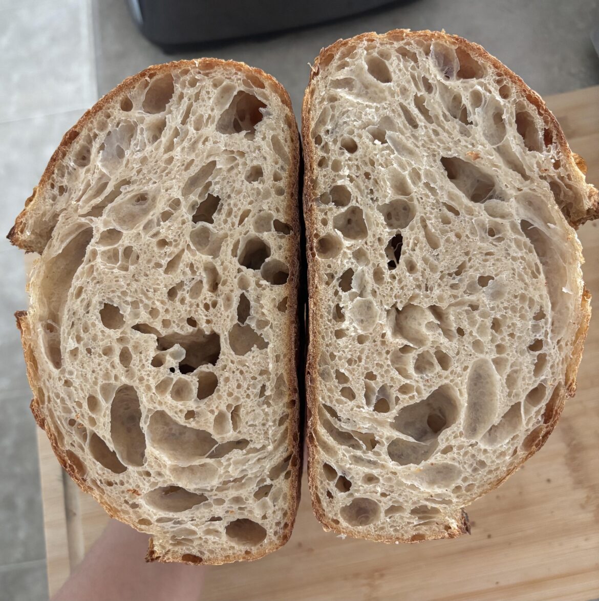Thought my crumb looked real pretty today :) Thought my crumb looked real pretty today :)
