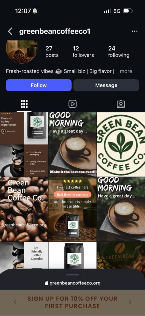 Overwhelming amount of artificial slop coffee companies…