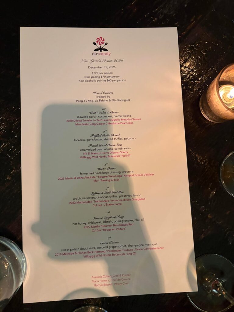 Dirt Candy NYE 2026