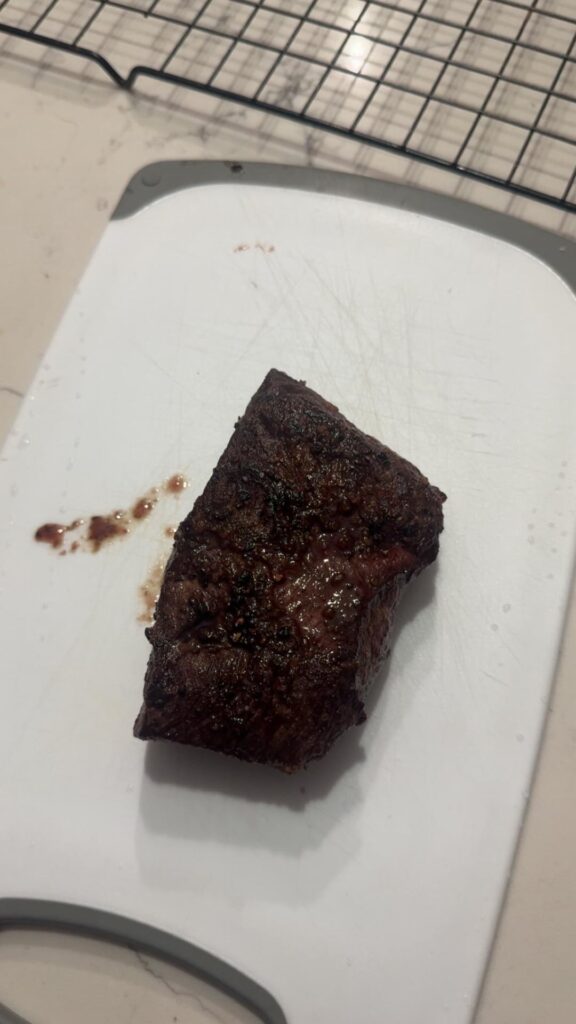 $4 walmart steak turned out pretty good