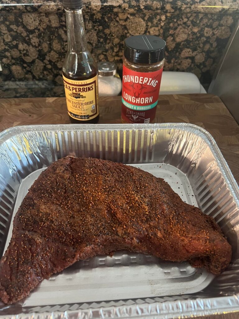 Smoked Tri-Tip like a brisket
