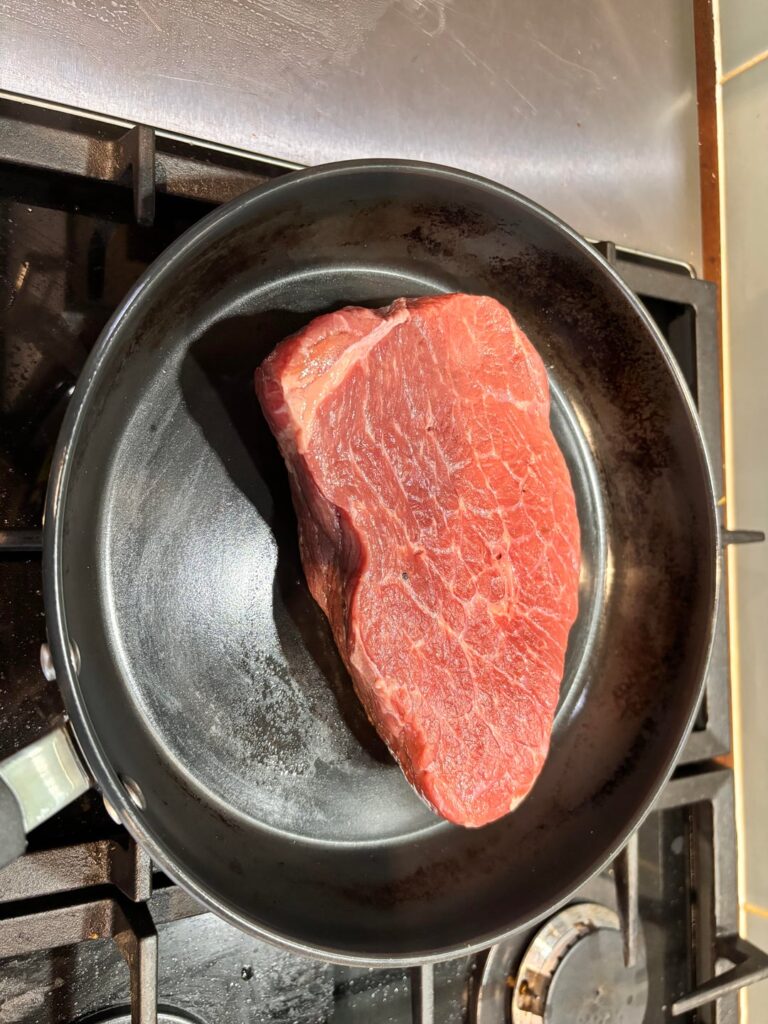 Roast top side, yorkies, roast potatoes peas and gravy