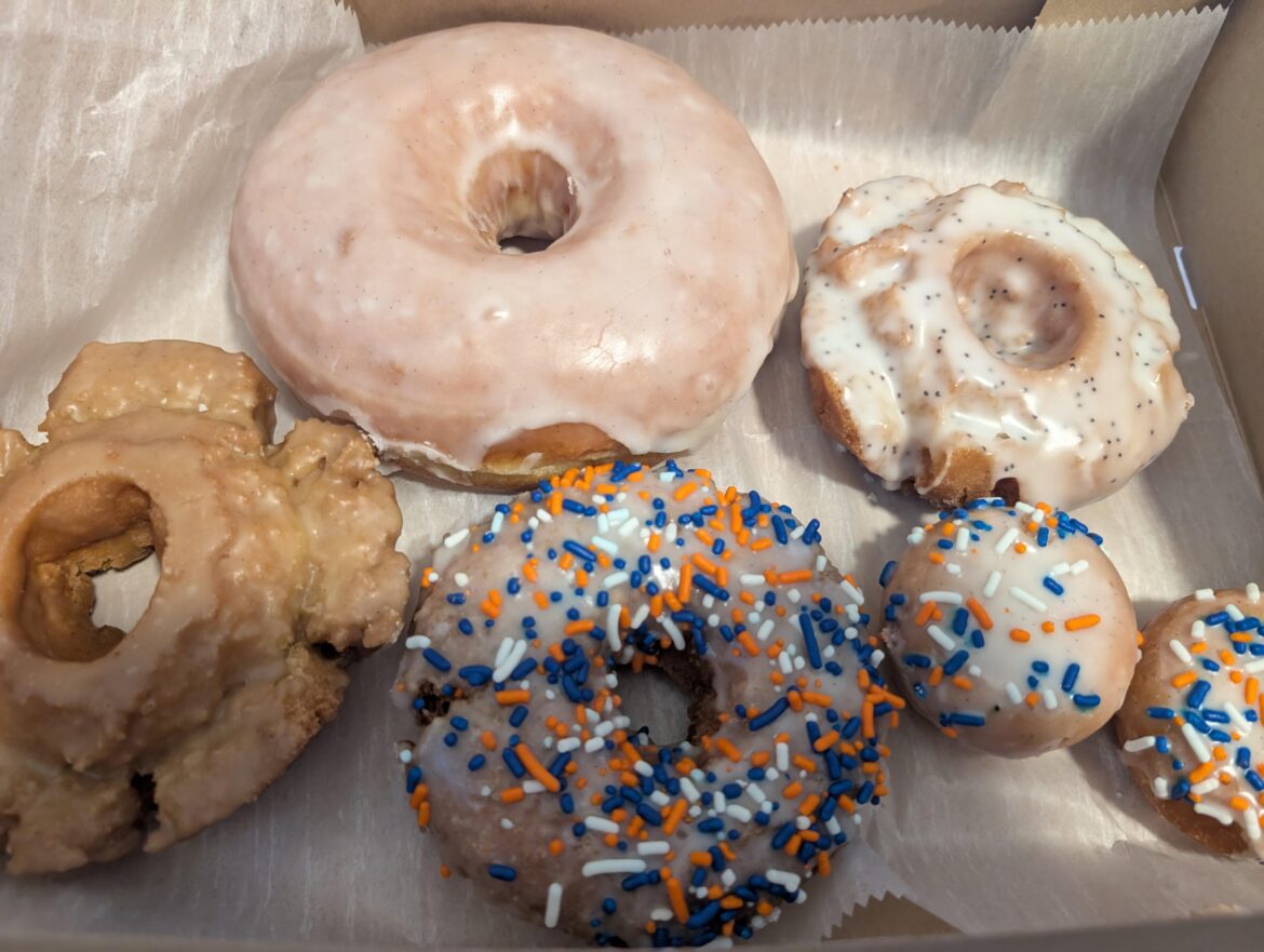 Bears Sprinkle Doughnut at Doughnut Vault