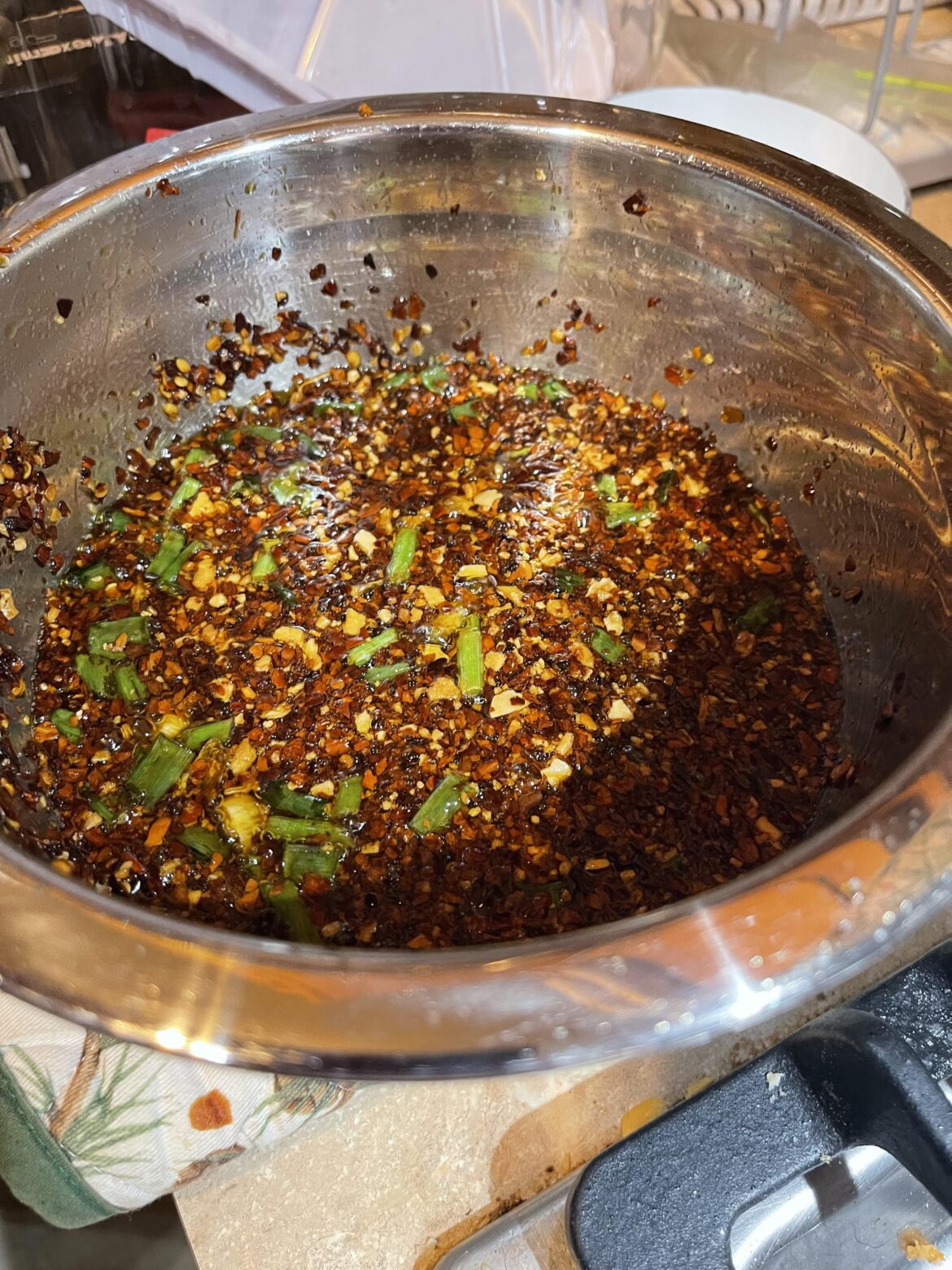 Chili crisp and chili oil