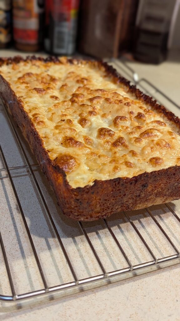 Small batch cheesy focaccia