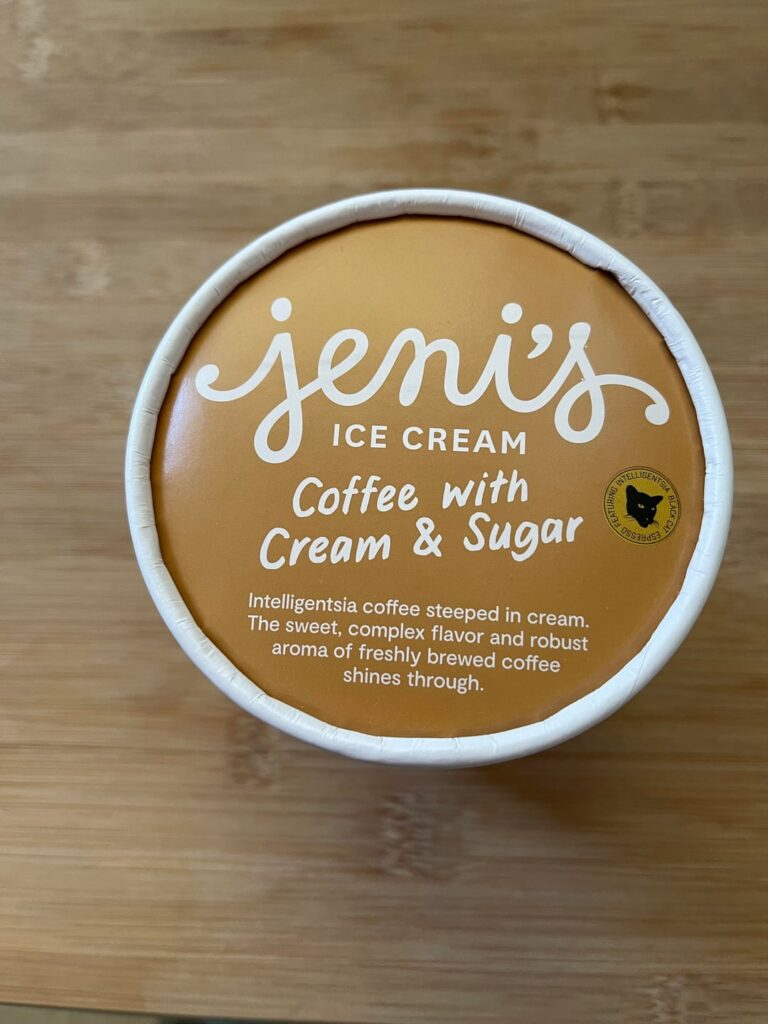 Jeni's Coffee with Cream and Sugar