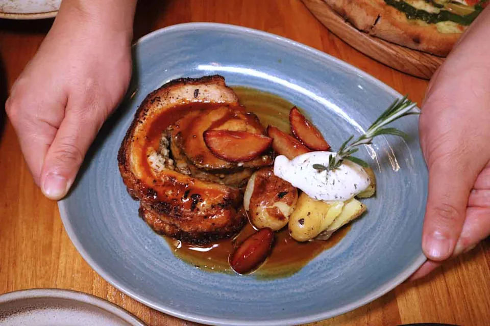 Prego - porchetta dish