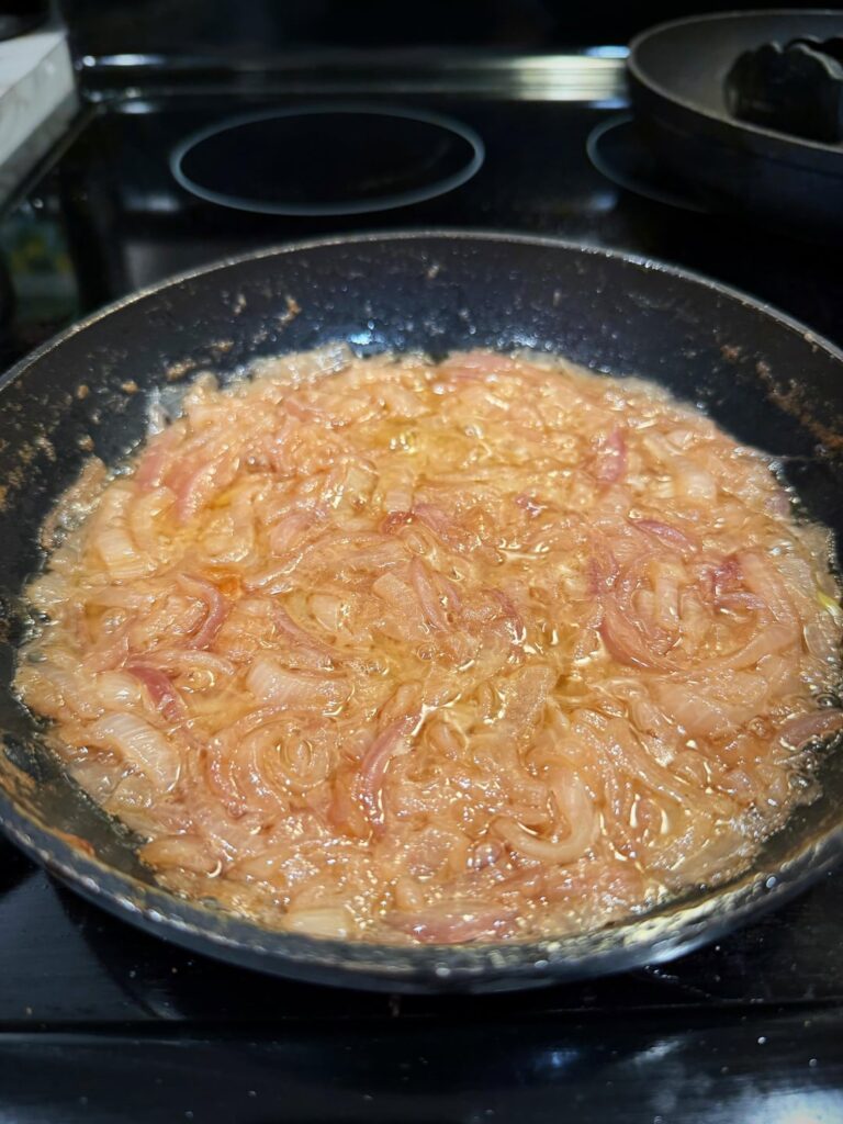 Too much butter when caramelizing?