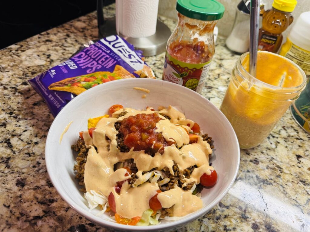 Protein Taco Salad Bowls