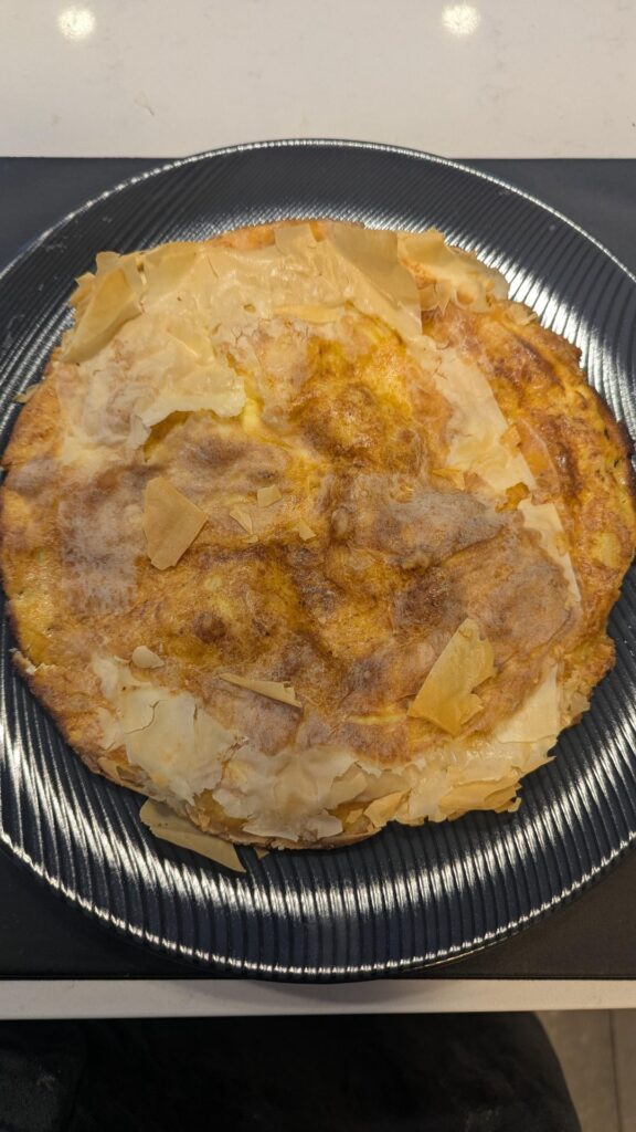 Breakfast all the way from Georgia this morning - banitsa 😊