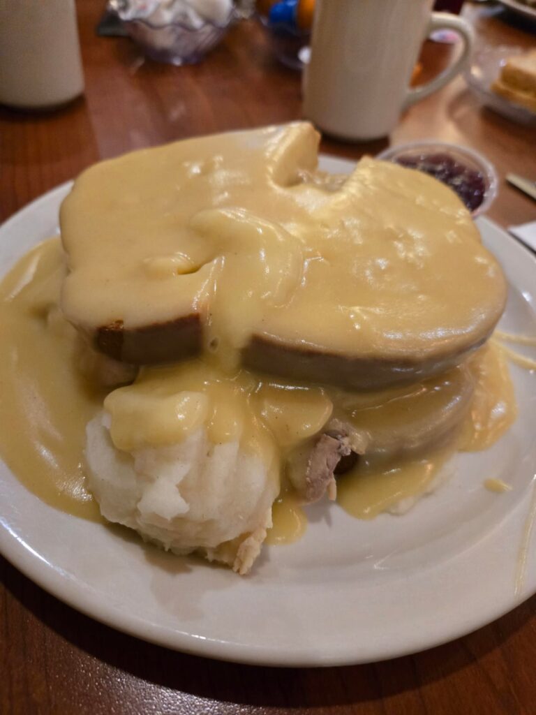 Hot Turkey Sandwich at the Tallyrand, Burbank