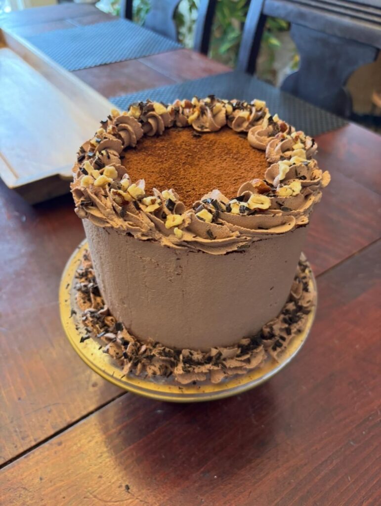 Hazelnut Chocolate Espresso Cheesecake Birthday cake– NO ARTIFICIAL SWEETENERS