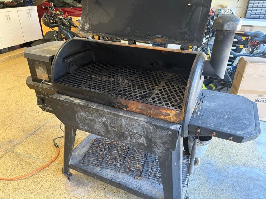 Rebuilding a Smoker After Massive Grease Fire