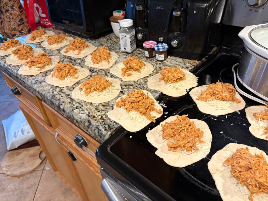 Buffalo chicken pockets for the next few weeks